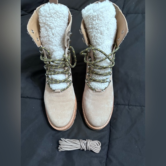 MARC FISHER “Izzie” Boots- Light Natural - Picture 4 of 7